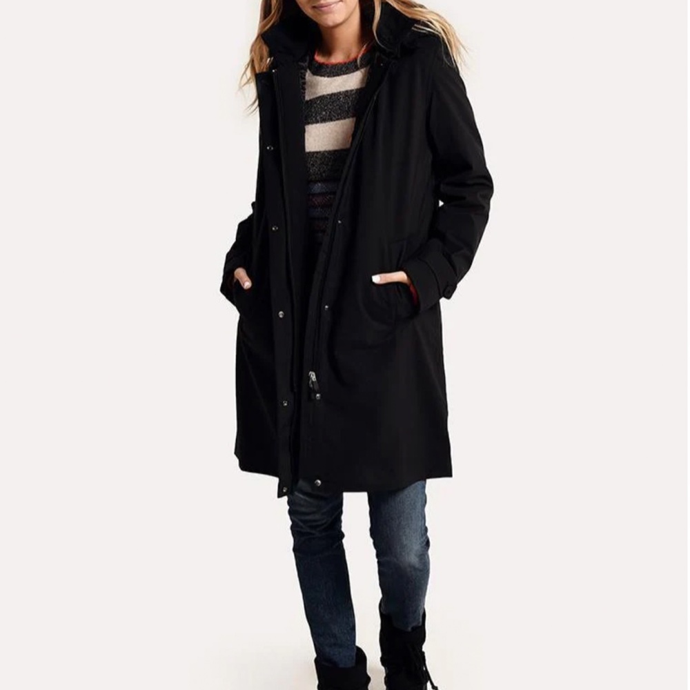 Save The Duck 'Smeg' Vegan Hooded Puffer Coat, XS, Black